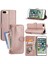 Iphone 6 Için Flip Case Artı/7 Artı/8 Artı Manyetik Kapatma Kickstand Anti (Yurt Dışından) 1