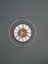 Tekno Trust Altın Aliawood 60 cm Metal 60 x 60 Modern Yuvarlak 2