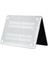 MacBook Air 15 M3 / M4 A3114 / A3241 15.3" Uyumlu Kılıf Simli Parlak Koruyucu Kapak Yaldızlı Hava Kanallı 3