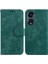 Oppo Için Kılıf Oppo 8t 5g Kart Cep Flip Folio Tutucu Kapak Kabartmalı Sevimli (Yurt Dışından) 1