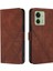 Motorola Kenar 40 5g Kredi Kartı Tutucu Flip Folio Kitap Koruyucu Kılıf (Yurt Dışından) 5