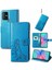 Infinix Sıcak 10 Flip Kapak Için Dört Yapraklı Yonca Deri Kılıf Kısa (Yurt Dışından) 1