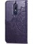 Nokia 5.1 Için Kılıf Zarif Desen Darbeye Kapak Kapak Basit Deri (Yurt Dışından) 4
