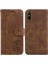 Xiaomi Redmi 9A Kabartmalı Sevimli Kaplan Flip Folio Cüzdan Kılıf Tutucu (Yurt Dışından) 1