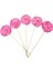 Büyük Boy 50 li Pembe 30 gr Sosyete Şeker Lolipop Çubuklu Çocuk Doğum Günü Party 3