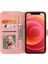 Iphone 12 Için Flip Case/12 Pro Kickstand Anti Scratch Kart Tutucu Pu (Yurt Dışından) 5