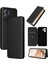 Oukitel C32 Deri Folio Flip Case Için Kılıf Manyetik Karbon Fiber Kart (Yurt Dışından) 1