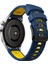 Samsung Galaxy Watch3 45MM / Huawei Watch Ultimate Trapez Silikon 22MM Watch Band (Yurt Dışından) 1