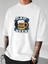 Erkek Bira Babası Dad Beer Baskılı Bisiklet Yaka Salaş Oversize Boyfriend Siyah, Beyaz, Bej, Mavi T-Shirt 1
