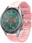 Honor Watch Gs Pro ile Uyumlu Kordon Oyuk Desenli Tokalı Silikon Kayış 2