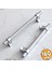 Hisar Krom Renk Metal Kulp 160 mm Tırtıklı Desen Çekmece Mobilya Mutfak Dolabı Dolap Kulpları Kulbu 1