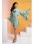 %100 Pamuk Volanlı Kuşaklı Kimono 2