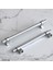 Hisar Krom Renk Metal Kulp 224 mm Tırtıklı Desen Mobilya Mutfak Çekmece Dolabı Dolap Kulpları Kulbu 2