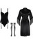 Dantel Vıp Şehvet Sabahlık Bodysuit Jartiyer Set 1