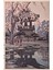 Bir Tapınak Avlusunda, Hiroshi Yoshida Tablo Ahşap Poster Dekoratif 1