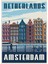 Amsterdam Seyahat Poster Tablo Ahşap Poster Dekoratif 1