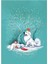 Büyük Pireneler Noeli - Noel Baba Tablo Ahşap Poster Dekoratifnı Bekliyor 1