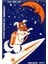 1957 Laika, Uzayda Seyahat Eden Köpek Tablo Ahşap Poster Dekoratif 1