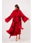 Eye Kırmızı Pamuklu Müslin Kimono 3