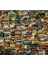 Brezilya'da Favela Tablo Ahşap Poster Dekoratif 1