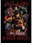Korku Filmlerini Seven Bir Kız - Cadılar Bayramı Tablo Ahşap Poster Dekoratif 1