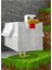 Minecraft Şişman Tavuk Tablo Ahşap Poster Dekoratif 1