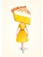 Pasta Kafası Pin-Up: Limon Beze Tablo Ahşap Poster Dekoratif 1