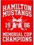 Hamilton Mustangs Memorial Cup Şampiyonları (Varyant) Tablo Ahşap Poster Dekoratif 1