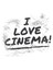 I Love Cınema! Tablo Ahşap Poster Dekoratif 1