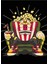 Popcorn, Cinema Tablo Ahşap Poster Dekoratif 1