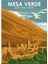 Mesa Verde Ulusal Parkı Seyahat Poster Tablo Ahşap Poster Dekoratif 1
