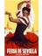 Ispanya 1959 Sevilla Nisan Fuarı Seyahat Poster Tablo Ahşap Poster Dekoratif 1