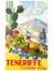 1945 Tenerife Sonsuz Bahar Ispanya Seyahat Posteri Tablo Ahşap Poster Dekoratif 1
