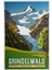 Grindelwald, Isviçre, Kayak Poster Tablo Ahşap Poster Dekoratif 1