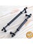 Ladin Siyah Metal Kulp 160 mm (16 Cm) Mobilya Çekmece Mutfak Dolabı Dolap Kapak Kulpları Kulbu 1