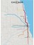 Chicago Transit Haritası Tablo Ahşap Poster Dekoratif 1