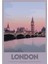 Londra'ya Seyahat Tablo Ahşap Poster Dekoratif 1