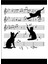Notalar Kedi Hediye Kedi Müzik Nota Severler Yavru Kedi Kara Kedi Tablo Ahşap Poster Dekoratif 1
