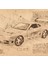 Toyota Supra Turbo Hızlı ve Öfkeli Sokak Yarışı Arabası Tablo Ahşap Poster Dekoratif 1