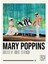 Mary Poppins Sanat Filmi Poster Tablo Ahşap Poster Dekoratif 1