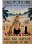 Cat Bir Zamanlar Kedileri ve Kumsalları Gerçekten Seven Bir Kız Vardı O Benim Sonum Ahşap Poster 1