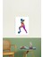 Futbol Futbolcu Silueti Oynayan Kız Tablo Ahşap Poster Dekoratif 2