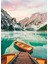 Macerayı Yaşa - Lago Di Braies Xvıı Tablo Ahşap Poster Dekoratif 1