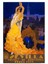 Ispanya 1933 Sevilla Nisan Fuarı Seyahat Poster Tablo Ahşap Poster Dekoratif 1