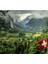 Lauterbrunnen Vadisi, Isviçre Tablo Ahşap Poster Dekoratif 1