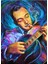 Django Reinhardt Çingene Caz Gitaristi, Robert Phelps Tablo Ahşap Poster Dekoratif 1