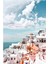 Santorini Oia Yunanistan Tablo Ahşap Poster Dekoratif 1