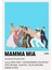 Mamma Mia Minimalist Poster Tablo Ahşap Poster Dekoratif 1