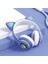 Stn-28 Kablosuz LED Işıklı Bluetooth Kedi Kulaklık 2