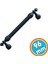 Mobilya Kulp Mutfak Dolabı Çekmece Dolap Kulpları Kapak Kulpu Kulbu Siyah 96 mm Metal 1